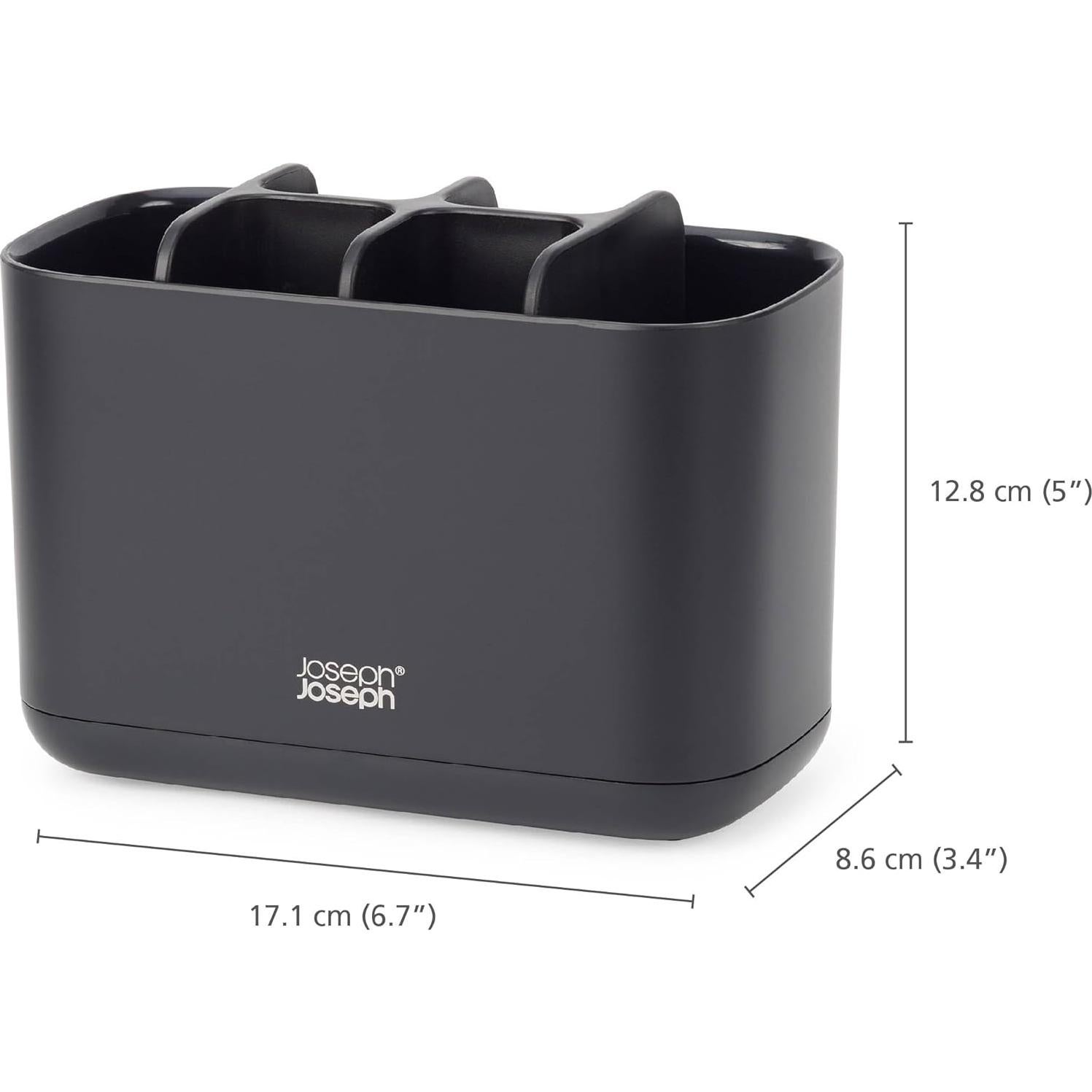 Soporte para Cepillos de Dientes Joseph Joseph Easy-Store Grande Negro
