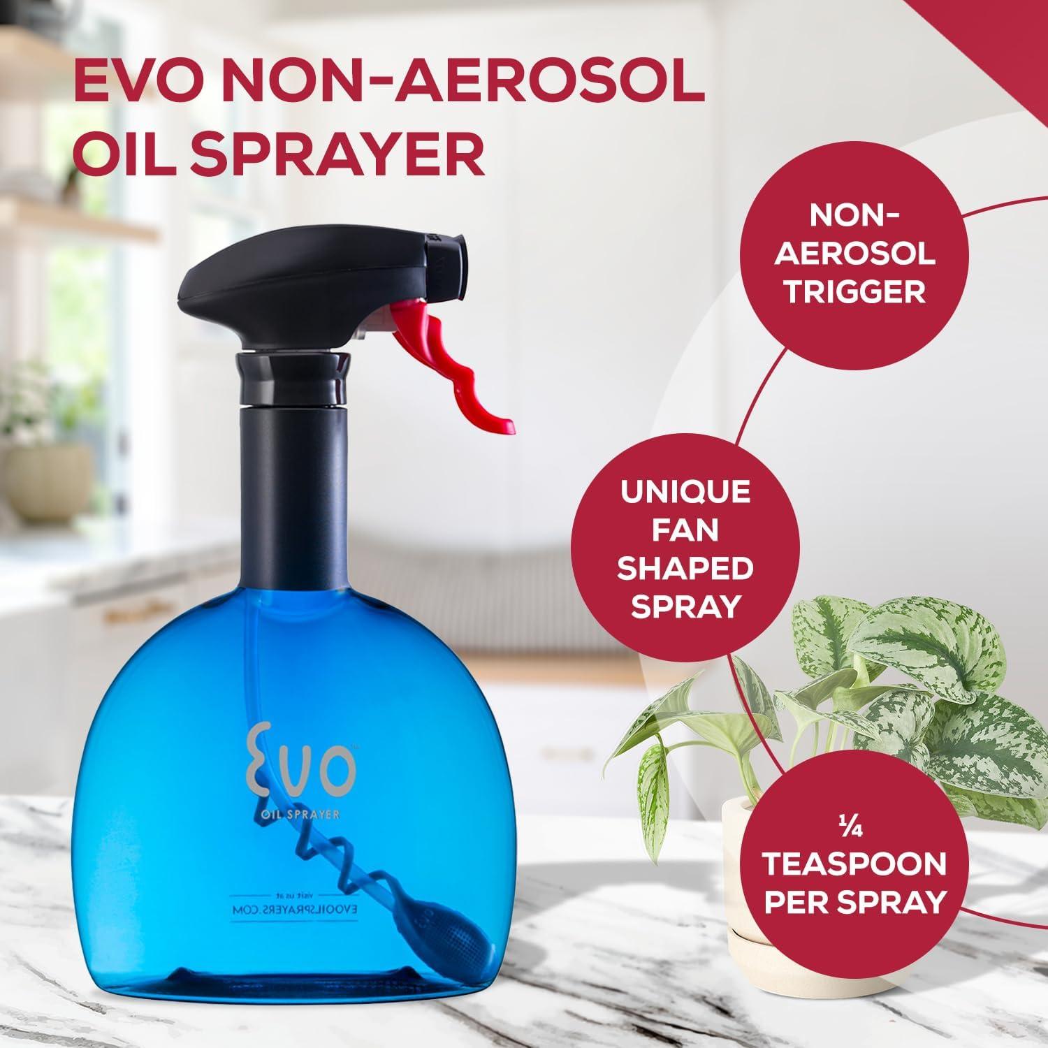 Evo Aceitera No Aerosol Azul 532ml para Aceites y Vinagres