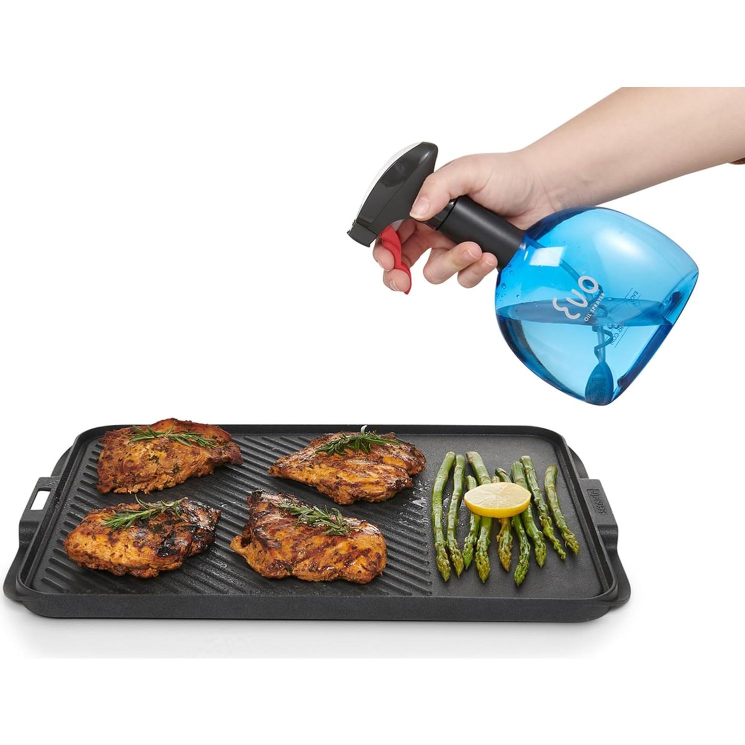 Evo Aceitera No Aerosol Azul 532ml para Aceites y Vinagres