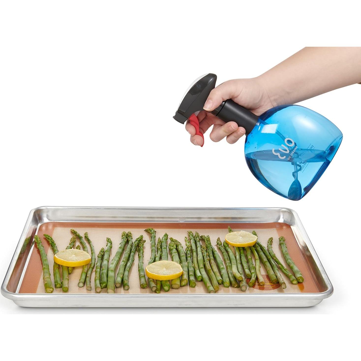 Evo Aceitera No Aerosol Azul 532ml para Aceites y Vinagres