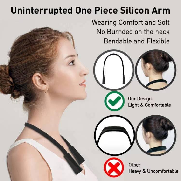 Luz de lectura recargable LED para el cuello RADIXIUM, 4 niveles de brillo