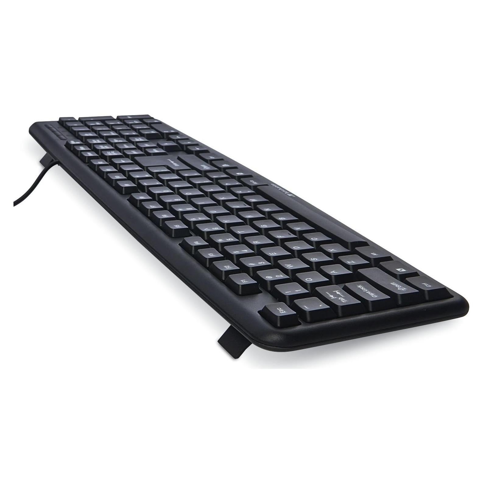 Teclado USB Con Cable Slimline Verbatim 99201 Negro