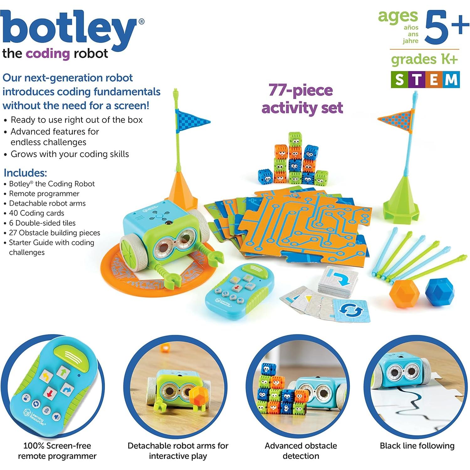 Robot de Codificación Botley Learning Resources - 77 Piezas