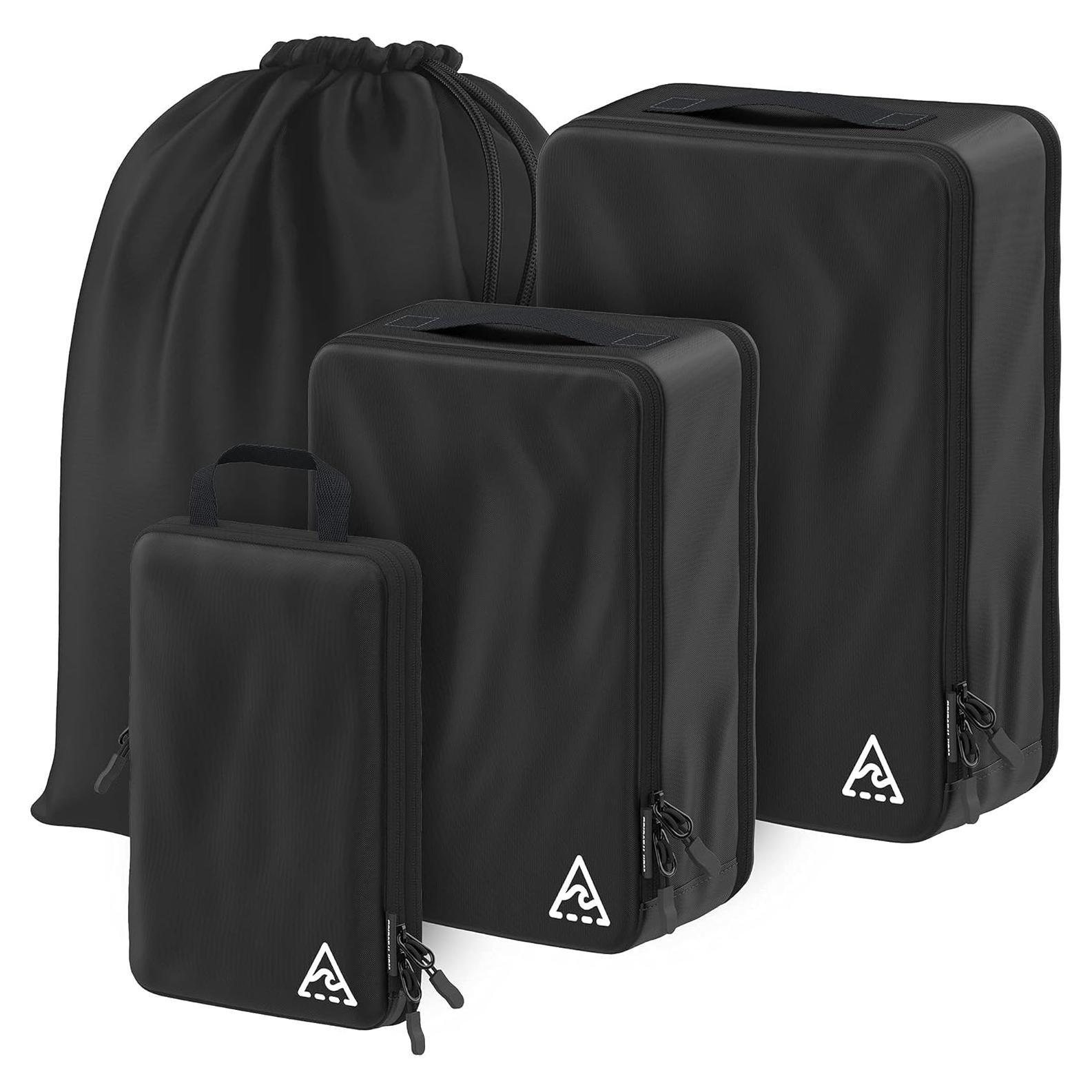 Set de Cubos de Compresión Well Travelled - 4 Piezas Negros