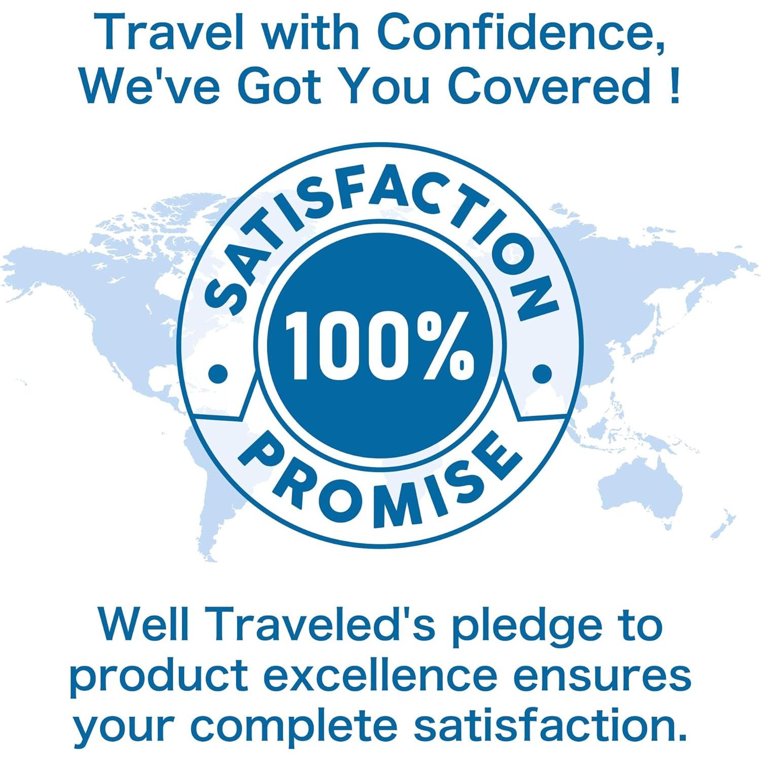 Set de Cubos de Compresión Well Travelled - 4 Piezas Negros