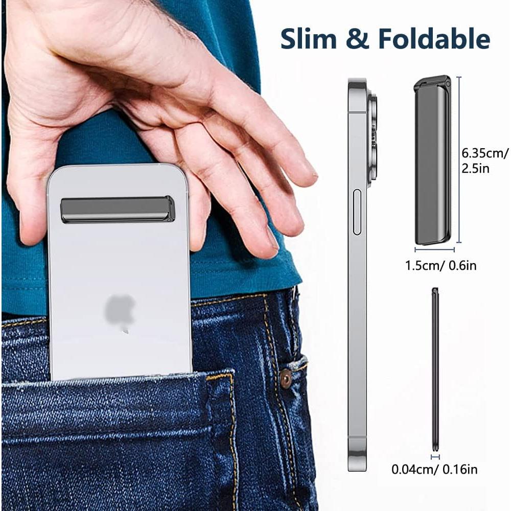 Soporte para Teléfono Móvil Kinizuxi 2Pcs Negro Ajustable