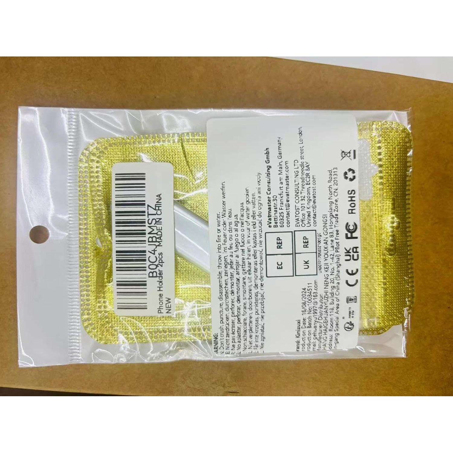 Soporte para Teléfono Móvil Kinizuxi 2Pcs Negro Ajustable