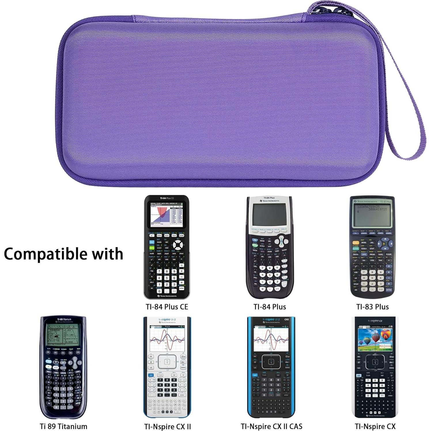 Funda Dura co2CREA para Calculadora TI-84 Plus - Púrpura