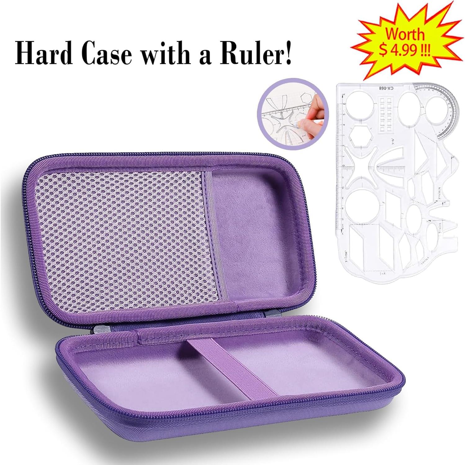 Funda Dura co2CREA para Calculadora TI-84 Plus - Púrpura