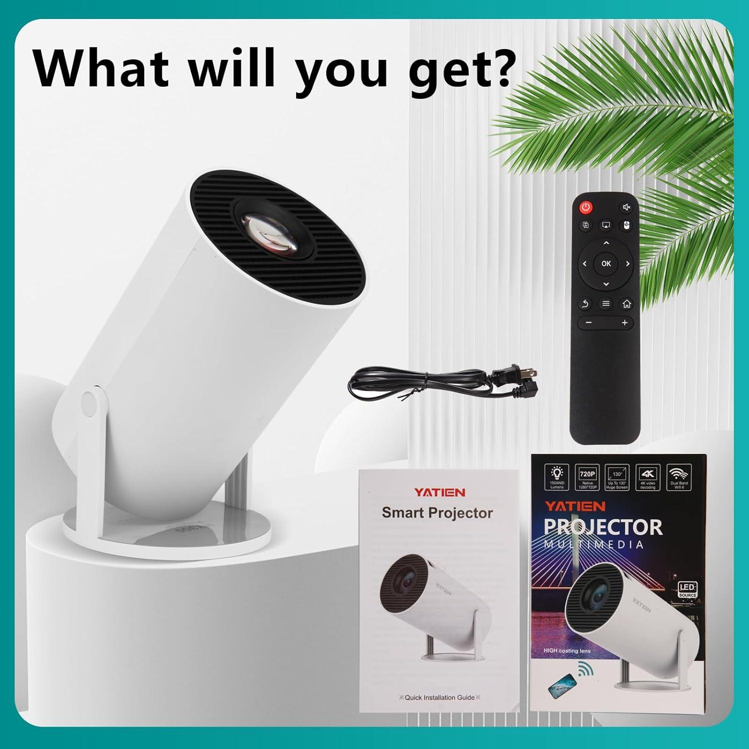 Proyector Mini Yatien HY300Pro 720P Bluetooth Portátil