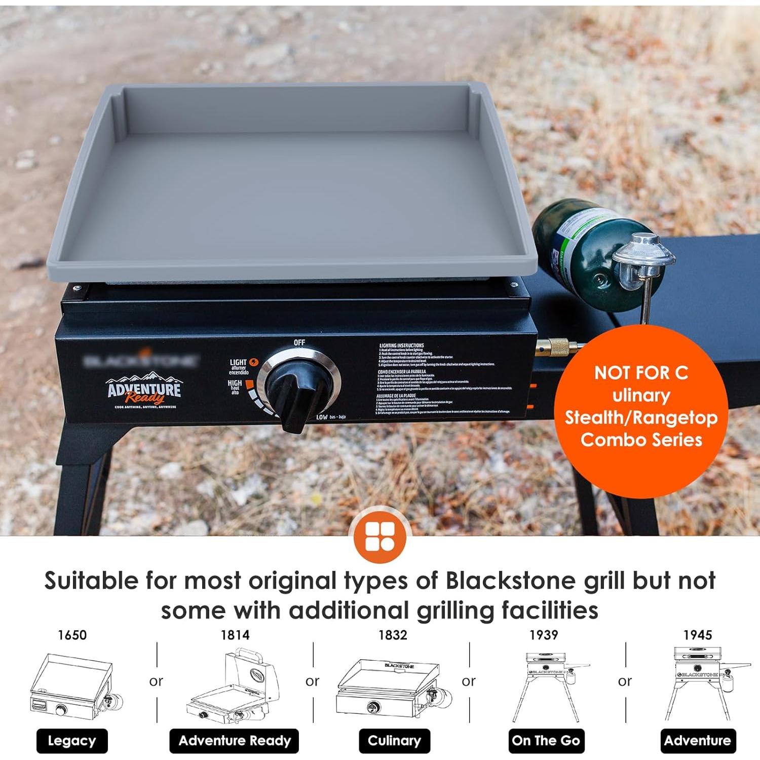 Cubierta de Silicona para Plancha Blackstone 17" Grises