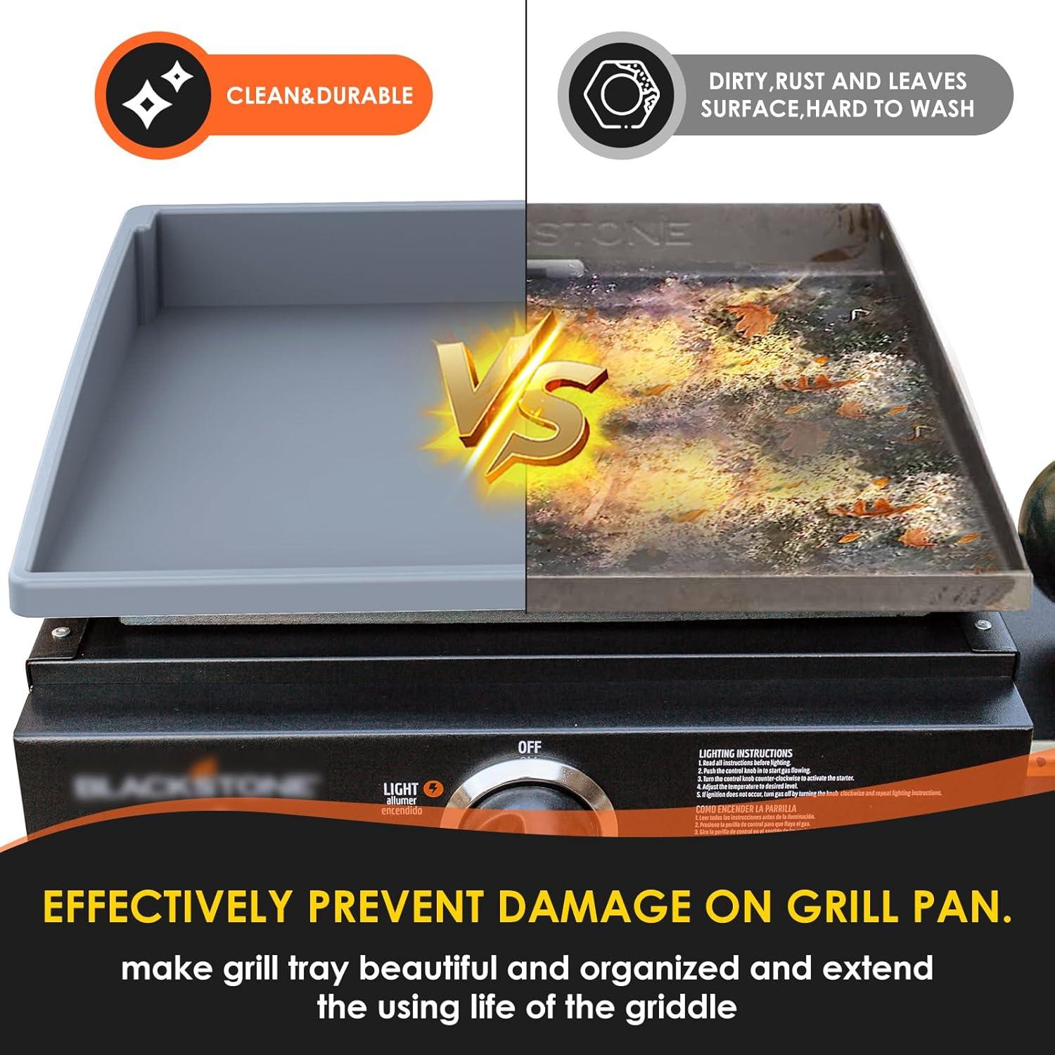 Cubierta de Silicona para Plancha Blackstone 17" Grises