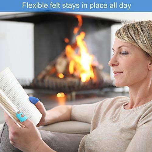 Zonon 20 Piezas Dedales de Goma Azul para Coser y Bordar