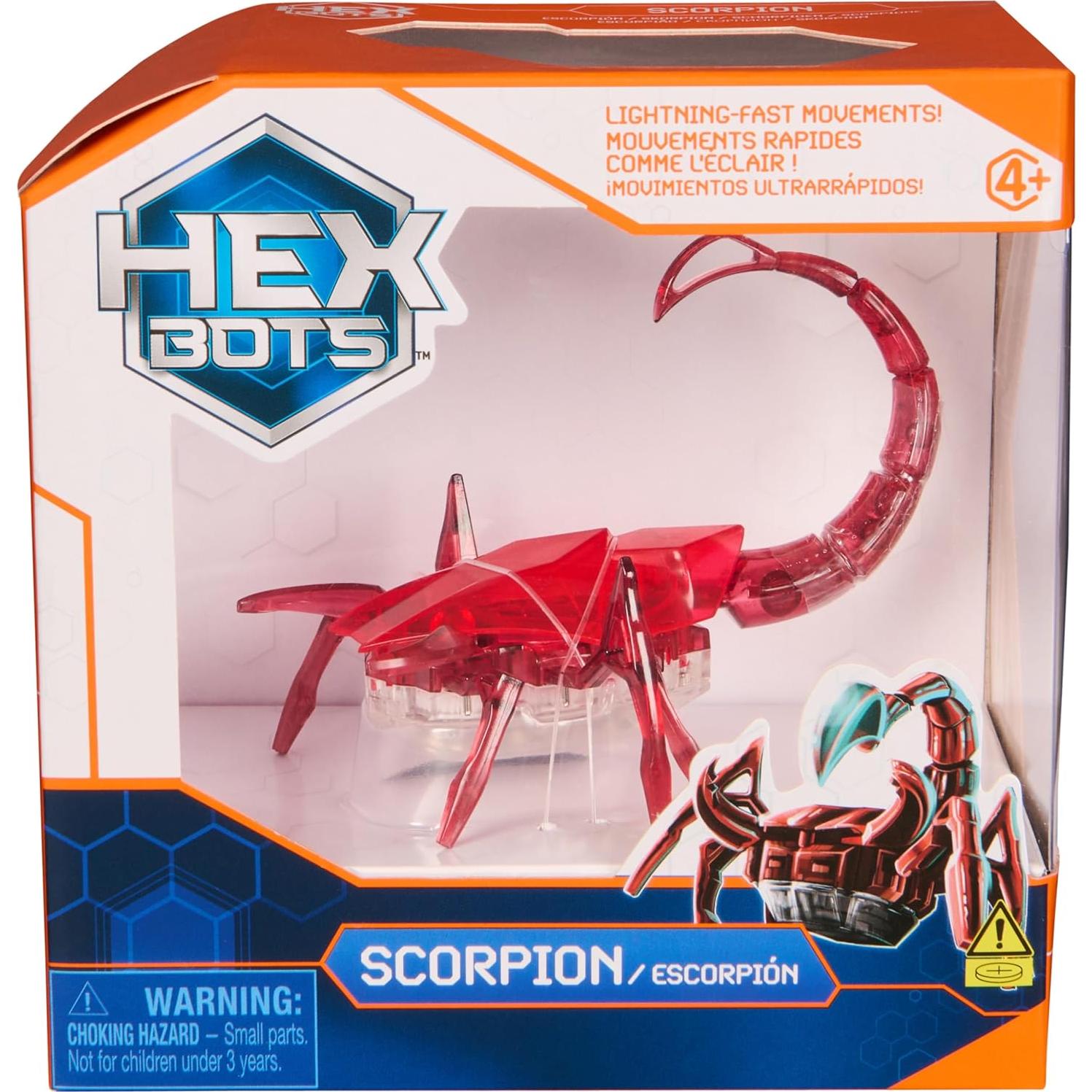 Escorpión Robótico HEX BOTS con Baterías Recargables