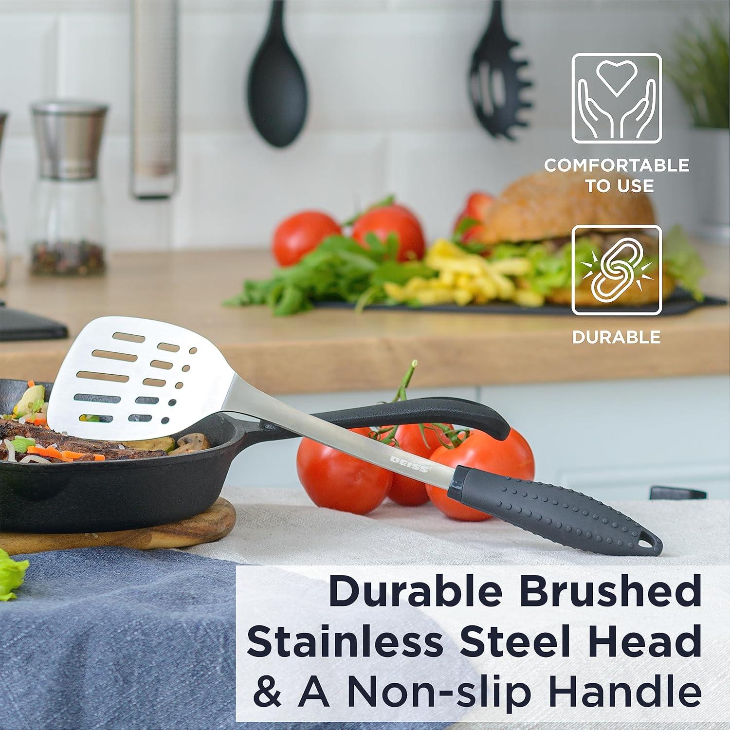 Espátula de Cocina Deiss PRO de Acero Inoxidable 36.8 cm