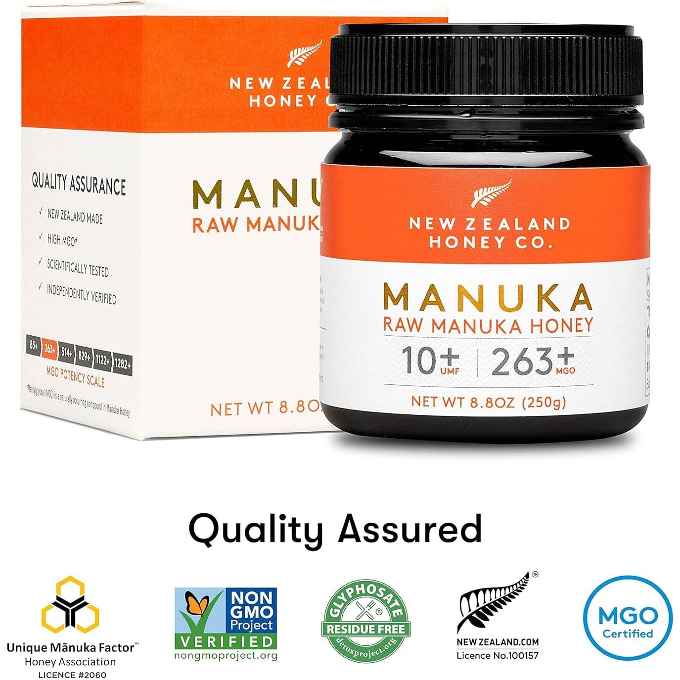 Miel Cruda de Manuka UMF 10+ New Zealand Honey Co. 250g