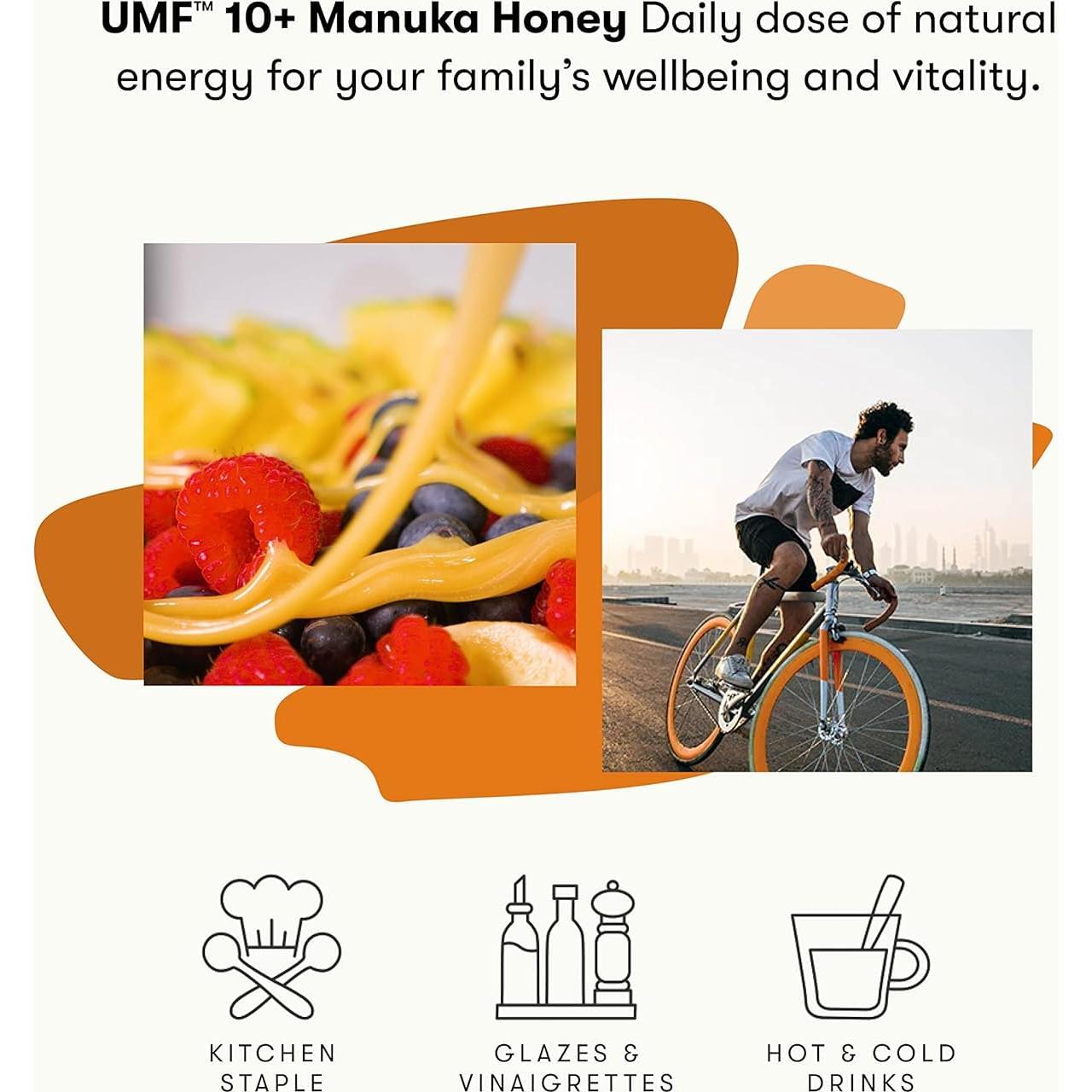 Miel Cruda de Manuka UMF 10+ New Zealand Honey Co. 250g