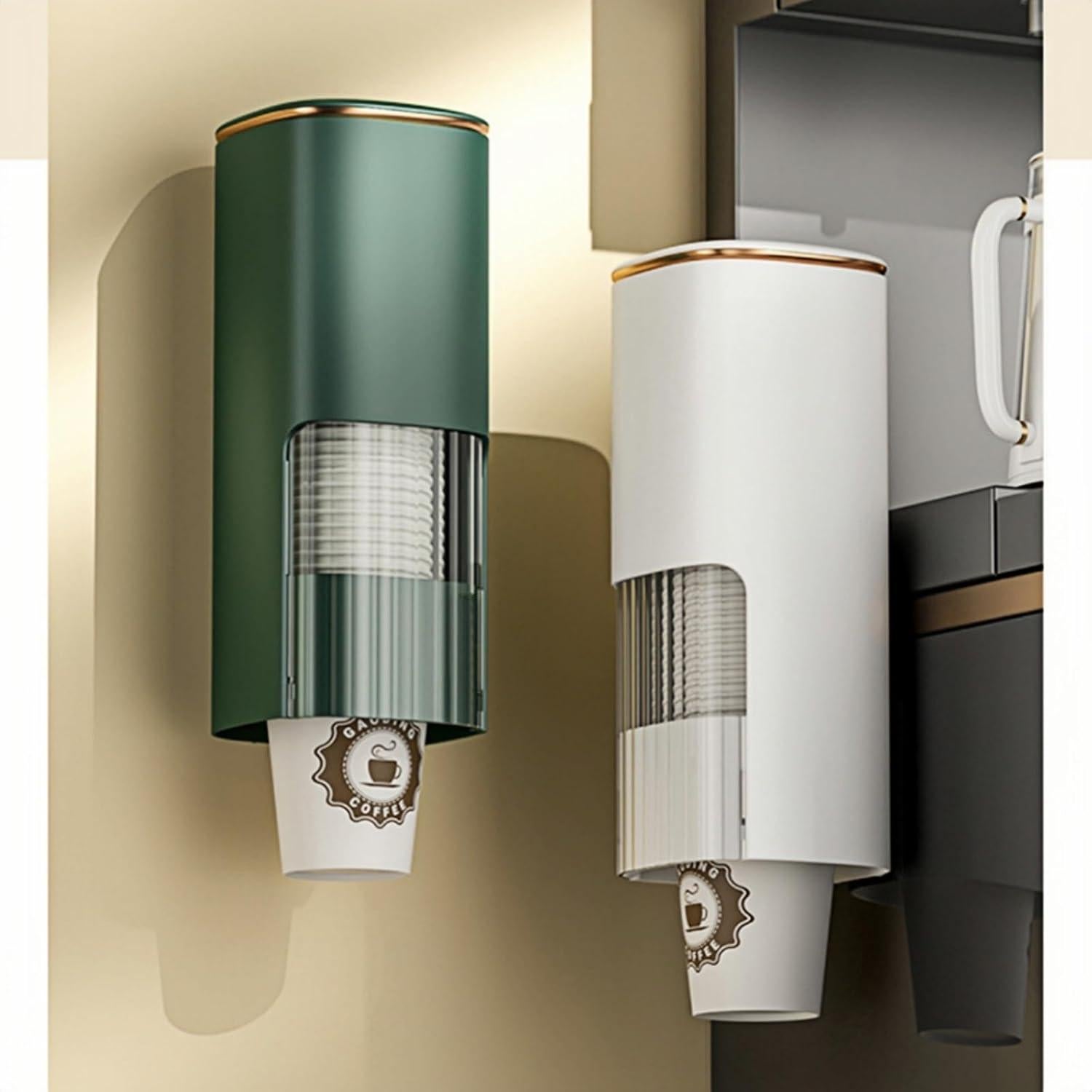 Dispensador de Vasos de Papel HAN SHENG Montaje en Pared Verde