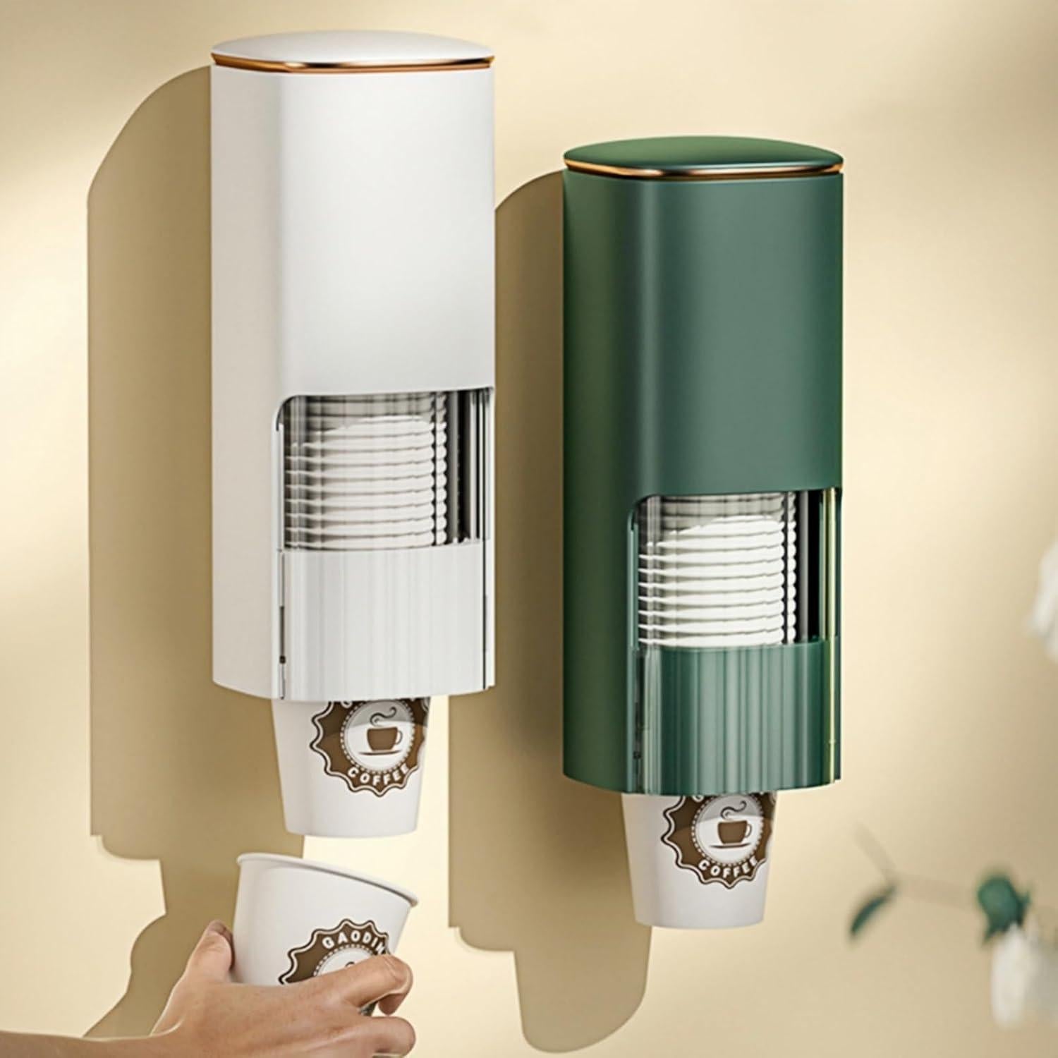 Dispensador de Vasos de Papel HAN SHENG Montaje en Pared Verde