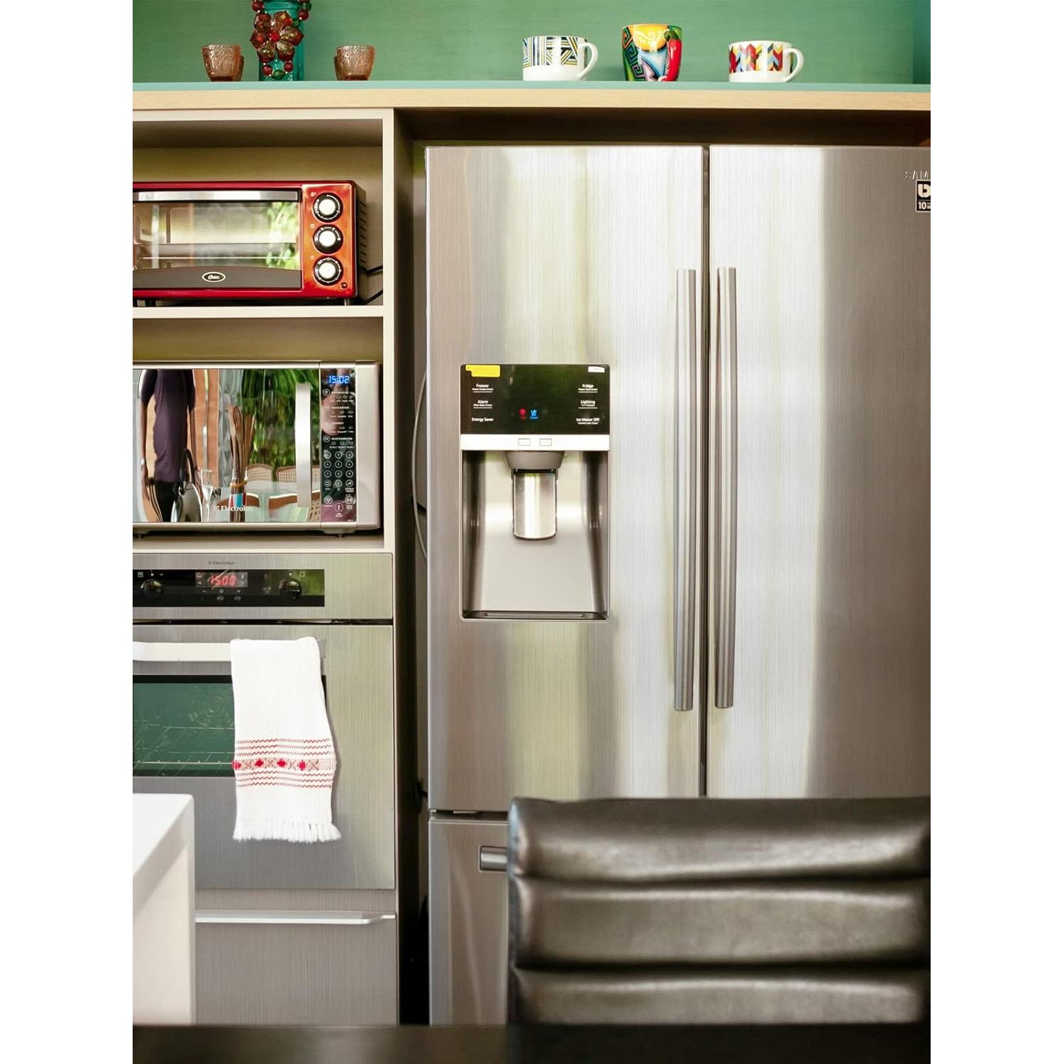 Papel Contacto Autoadhesivo Cohoo Home Acero Inoxidable 1.48m²