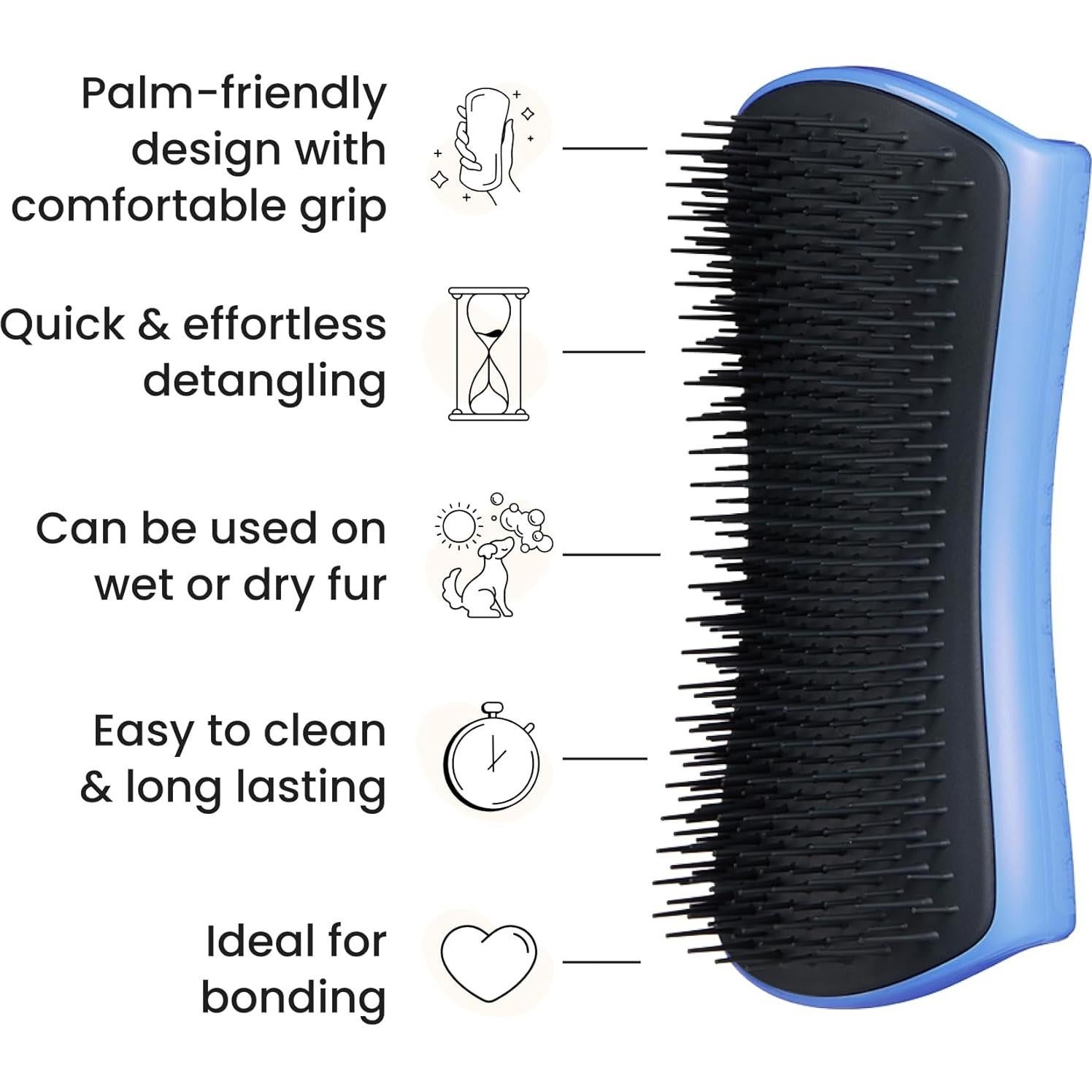 Cepillo Desenredante Grande Tangle Teezer Azul y Gris