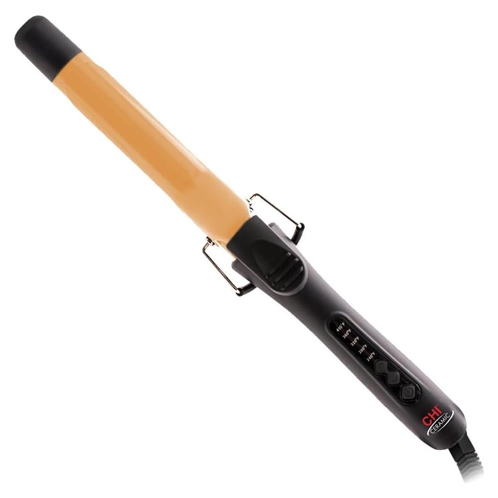 Plancha de Rizar Cerámica CHI 1" (2.54 cm) Negro Temperatura Ajustable