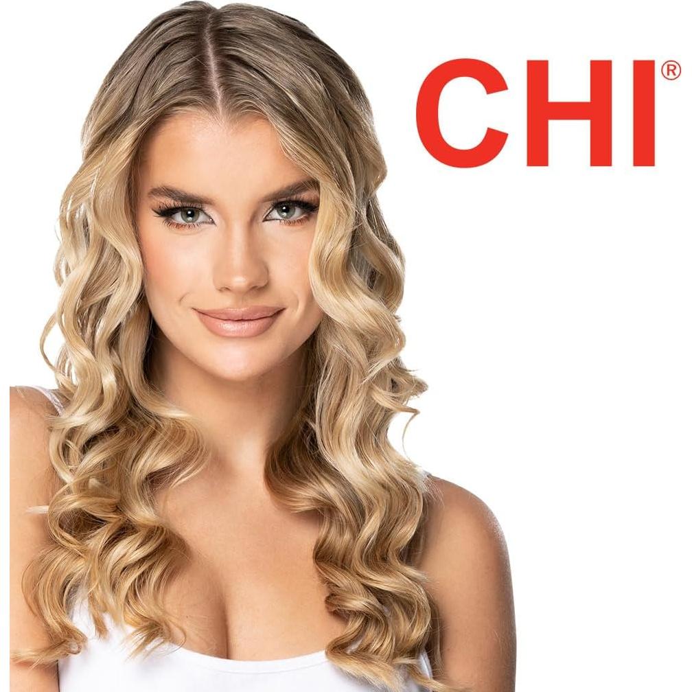 Plancha de Rizar Cerámica CHI 1" (2.54 cm) Negro Temperatura Ajustable