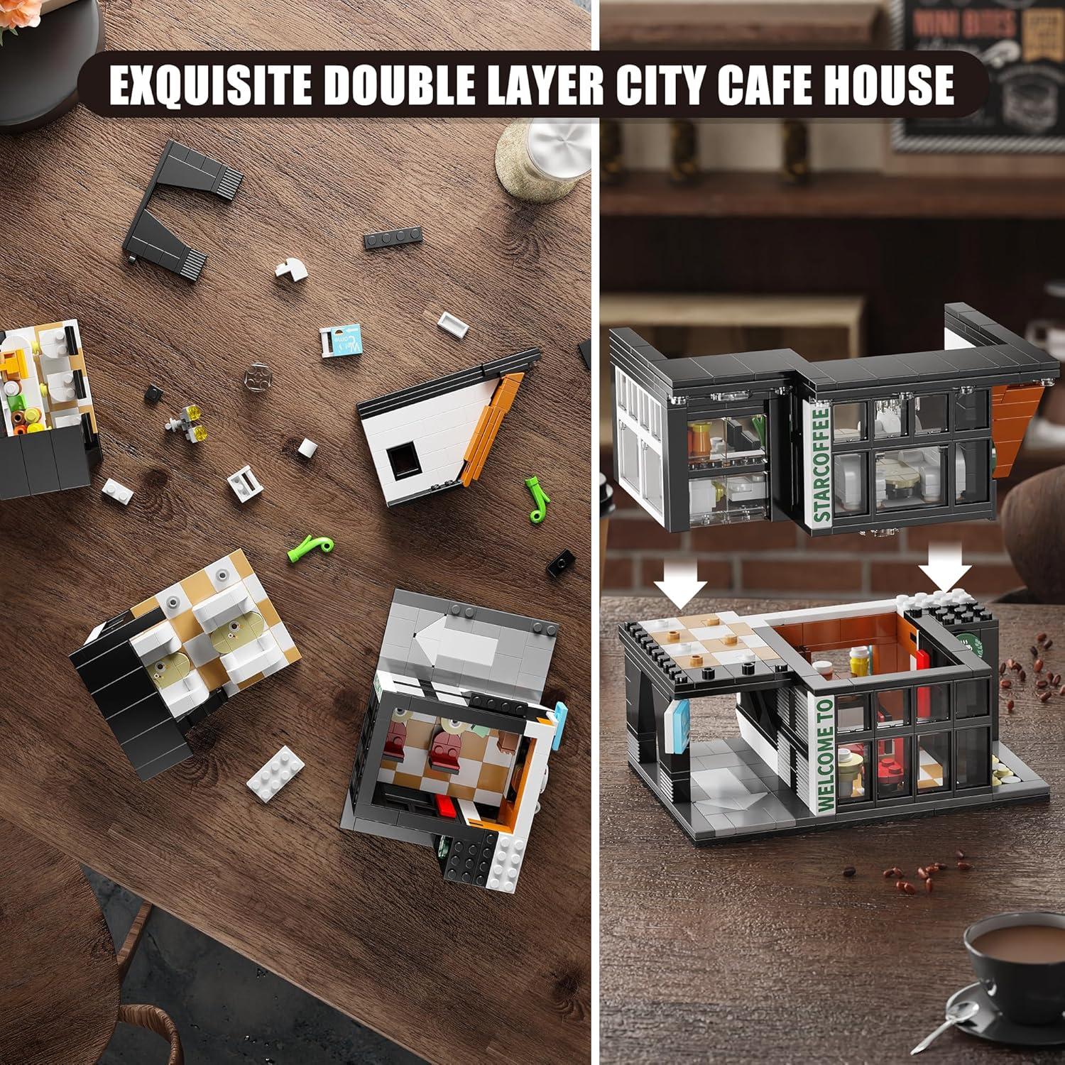 Juego de Bloques de Construcción TYCOLE Cafetería 581 Piezas