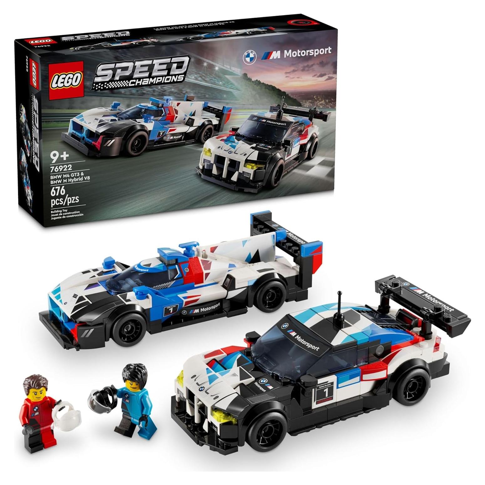 LEGO Speed Champions BMW M4 GT3 y M Hybrid V8 - 2 coches