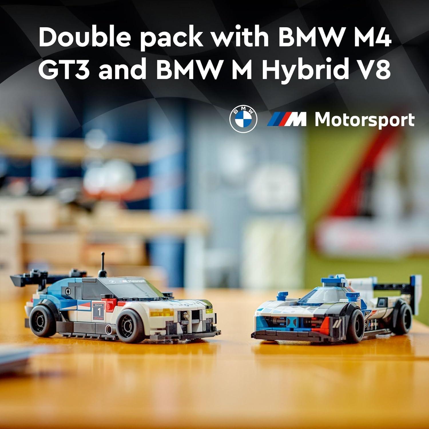 LEGO Speed Champions BMW M4 GT3 y M Hybrid V8 - 2 coches