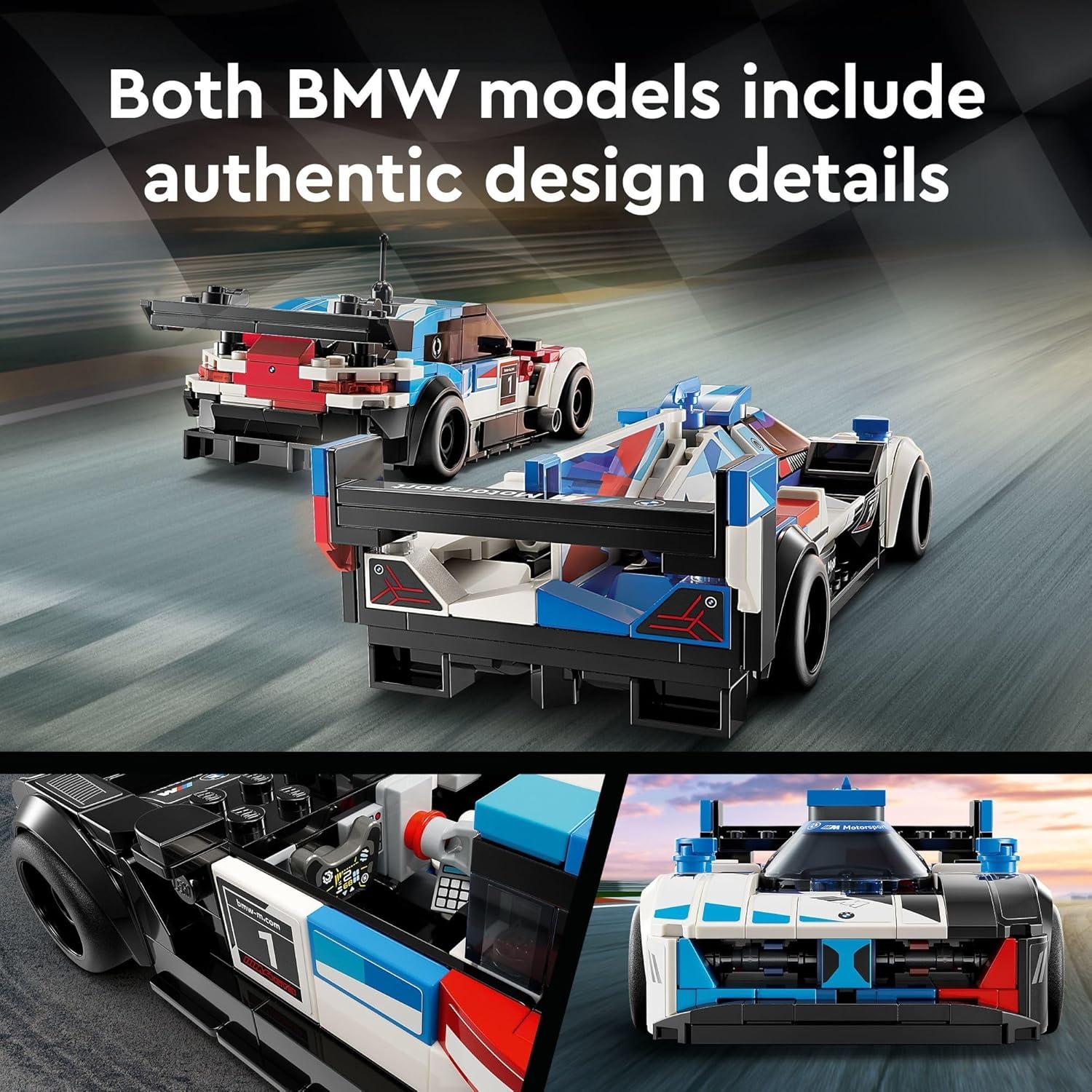 LEGO Speed Champions BMW M4 GT3 y M Hybrid V8 - 2 coches