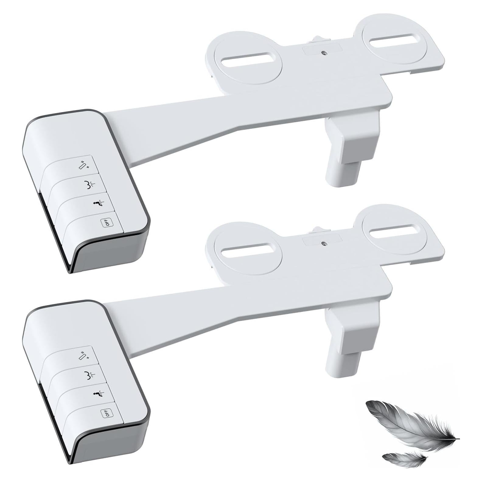 Bidet Mecánico Hibbent Doble Boquilla Ajustable Negro