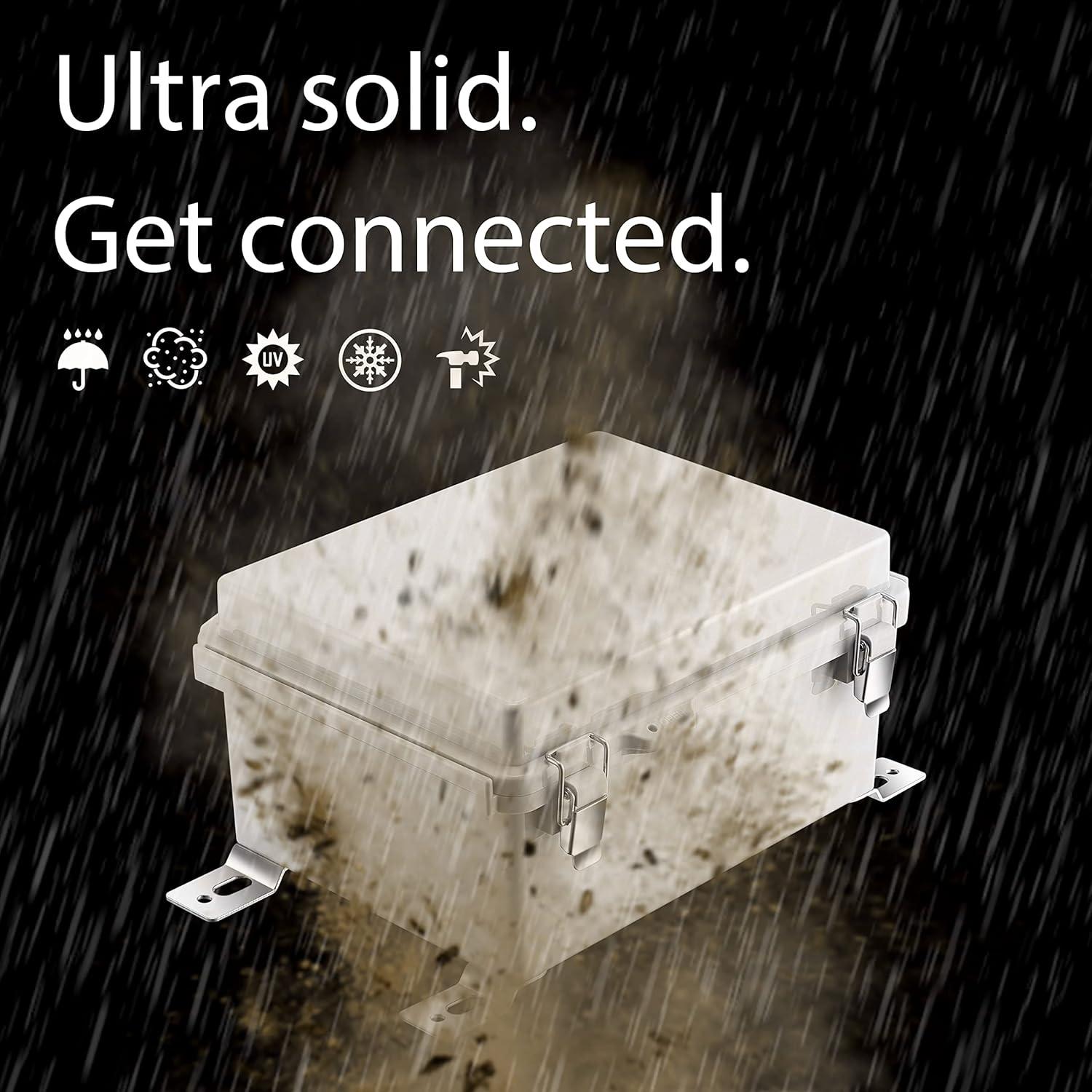 Caja de Conexiones Gratury IP67 Plástica Impermeable 220x170x110mm