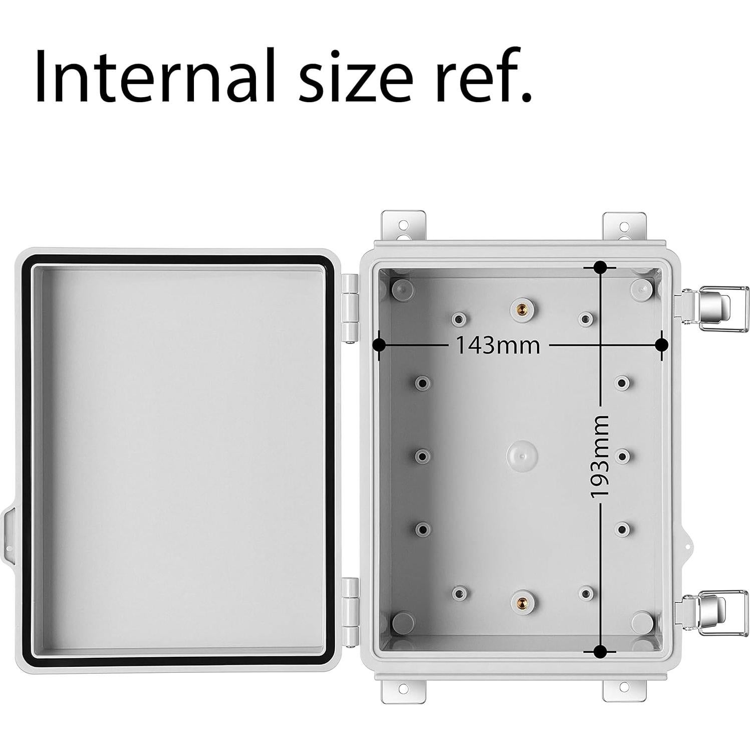 Caja de Conexiones Gratury IP67 Plástica Impermeable 220x170x110mm