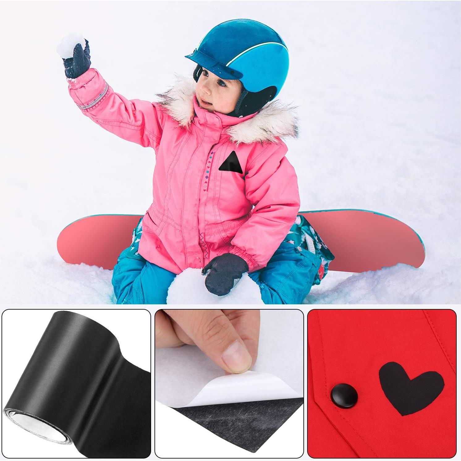 Parches de Reparación Autoadhesivos WILLBOND 7.6x200 cm Negro