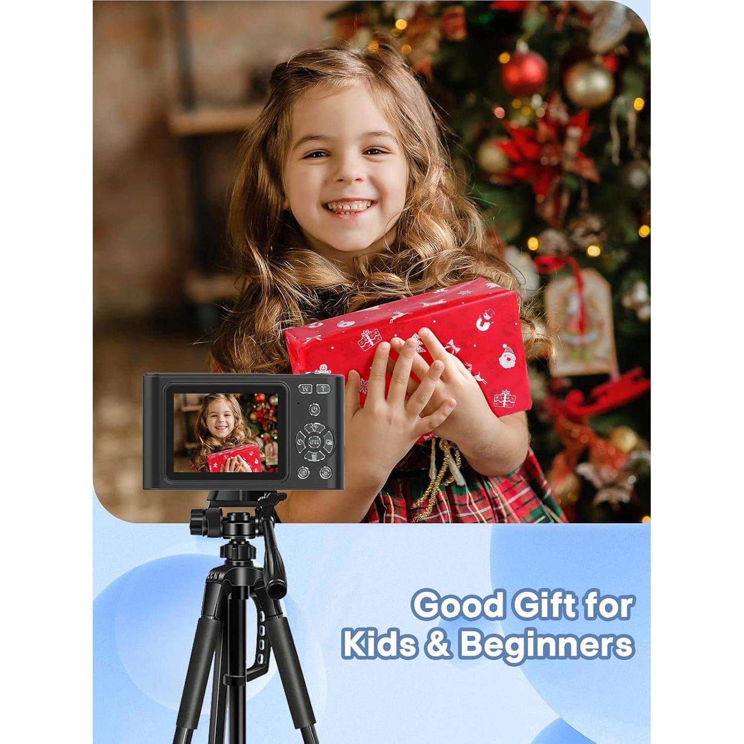 Cámara Digital BEARBISU 44MP FHD 1080P con 64GB y Zoom 16x