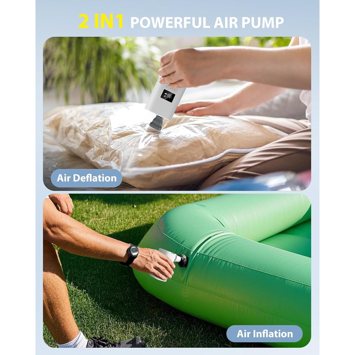 Bomba de Aire Portátil ZOPOM Mini Recargable USB 150L/min