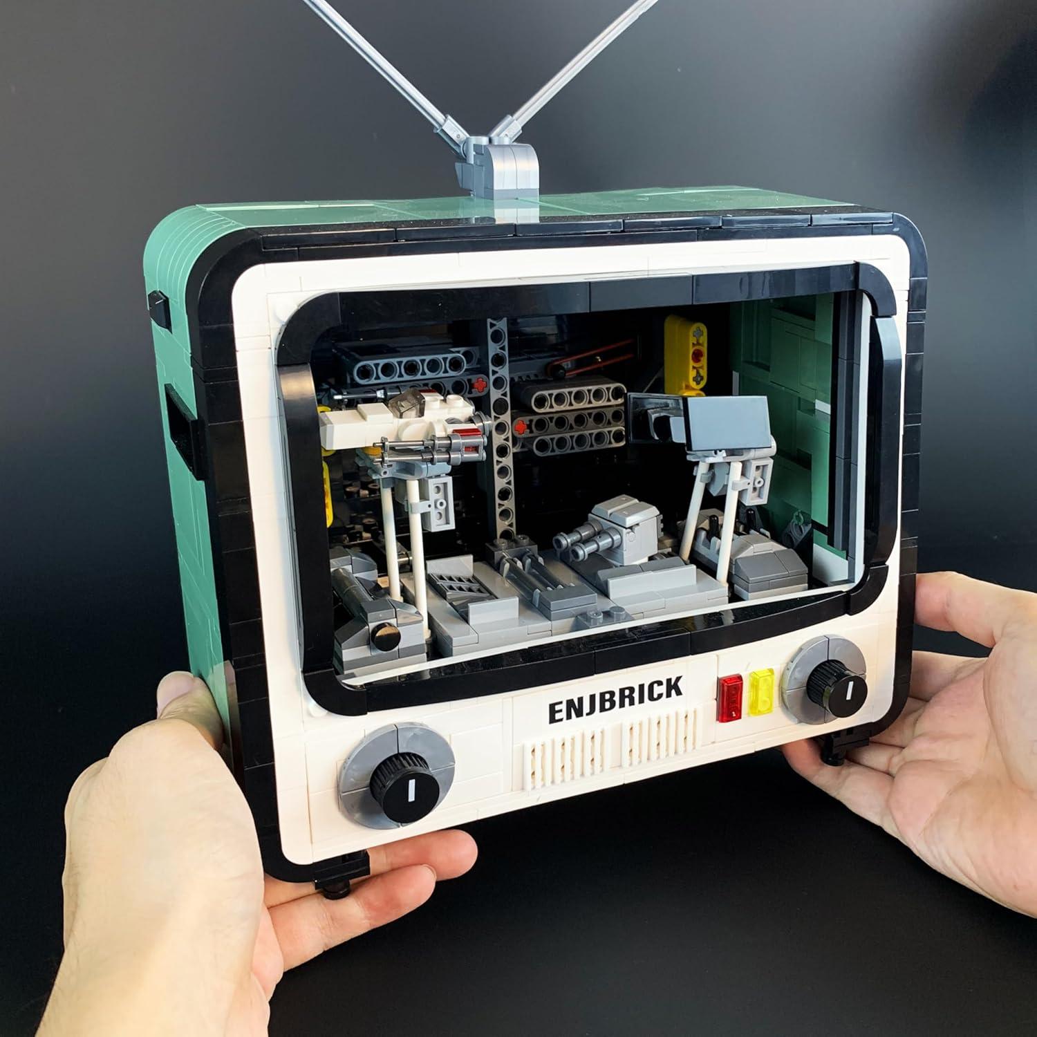 Set de Construcción TV Retro ENJBRICK 1212 Piezas 22x12 cm