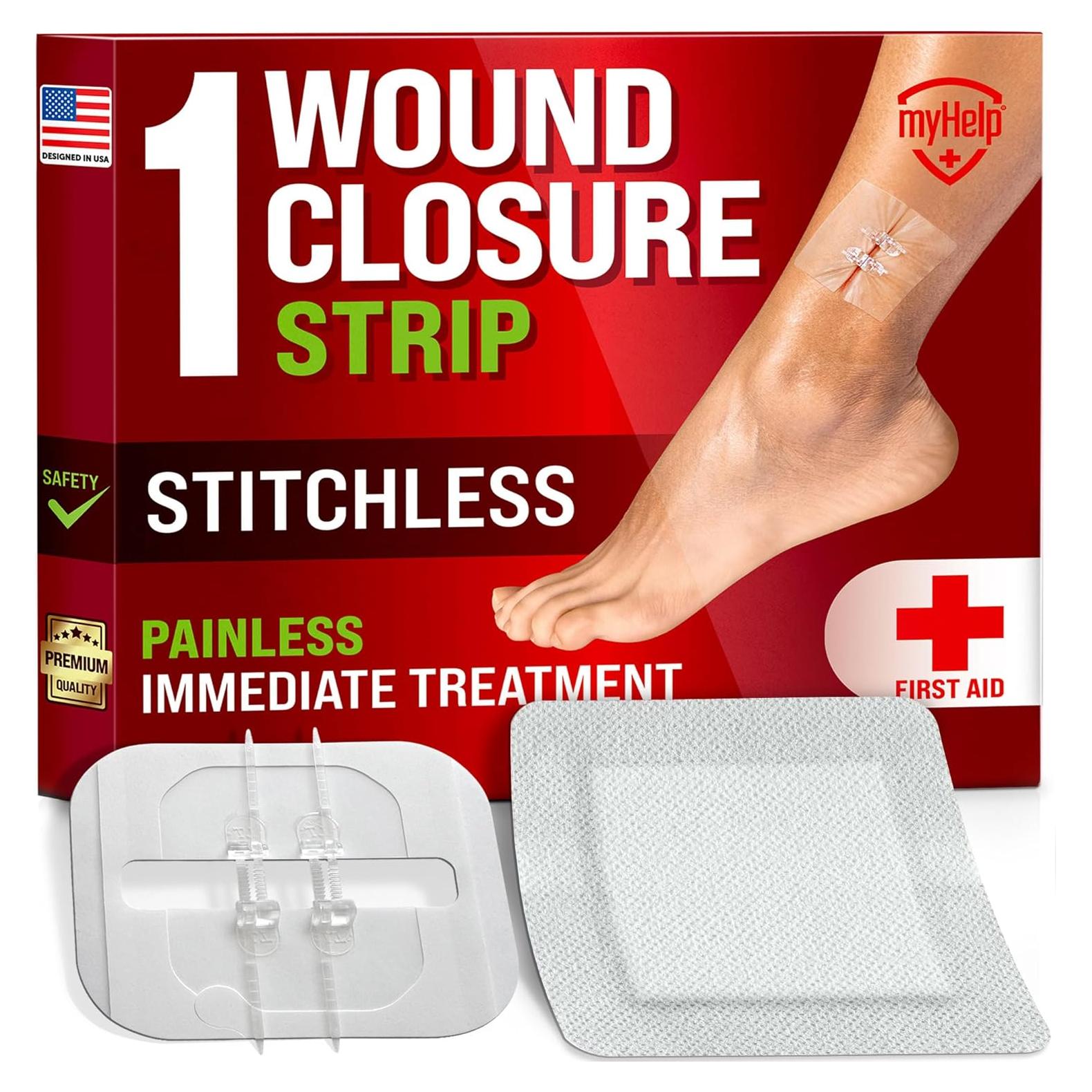 Kit de Cierre de Heridas MyHelp - Vendaje Mariposa 2 Tiras