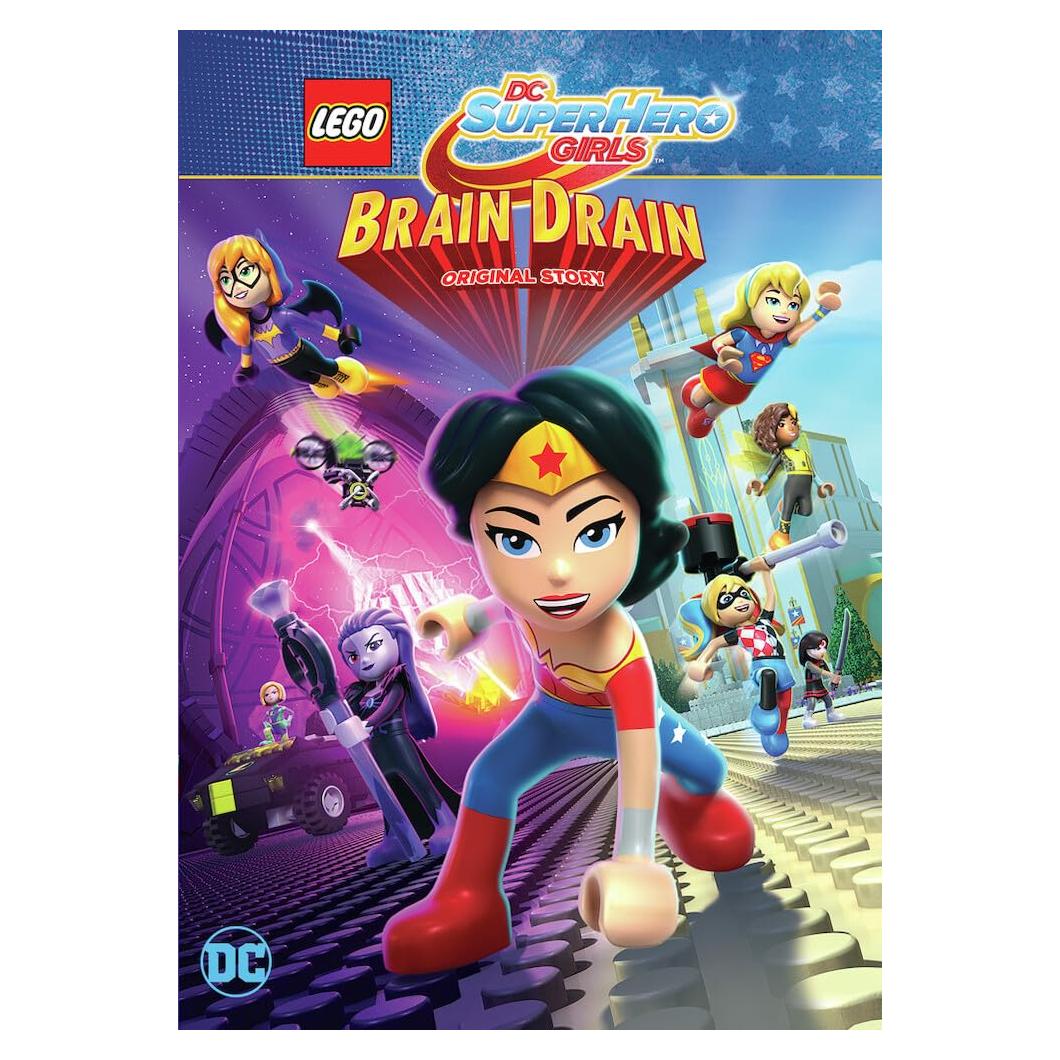 LEGO DC Super Hero Girls: Brain Drain DVD 1h12m
