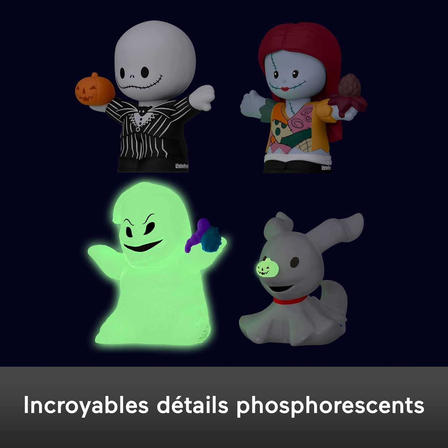 Conjunto de Figuras Little People Disney Tim Burton 4 Piezas