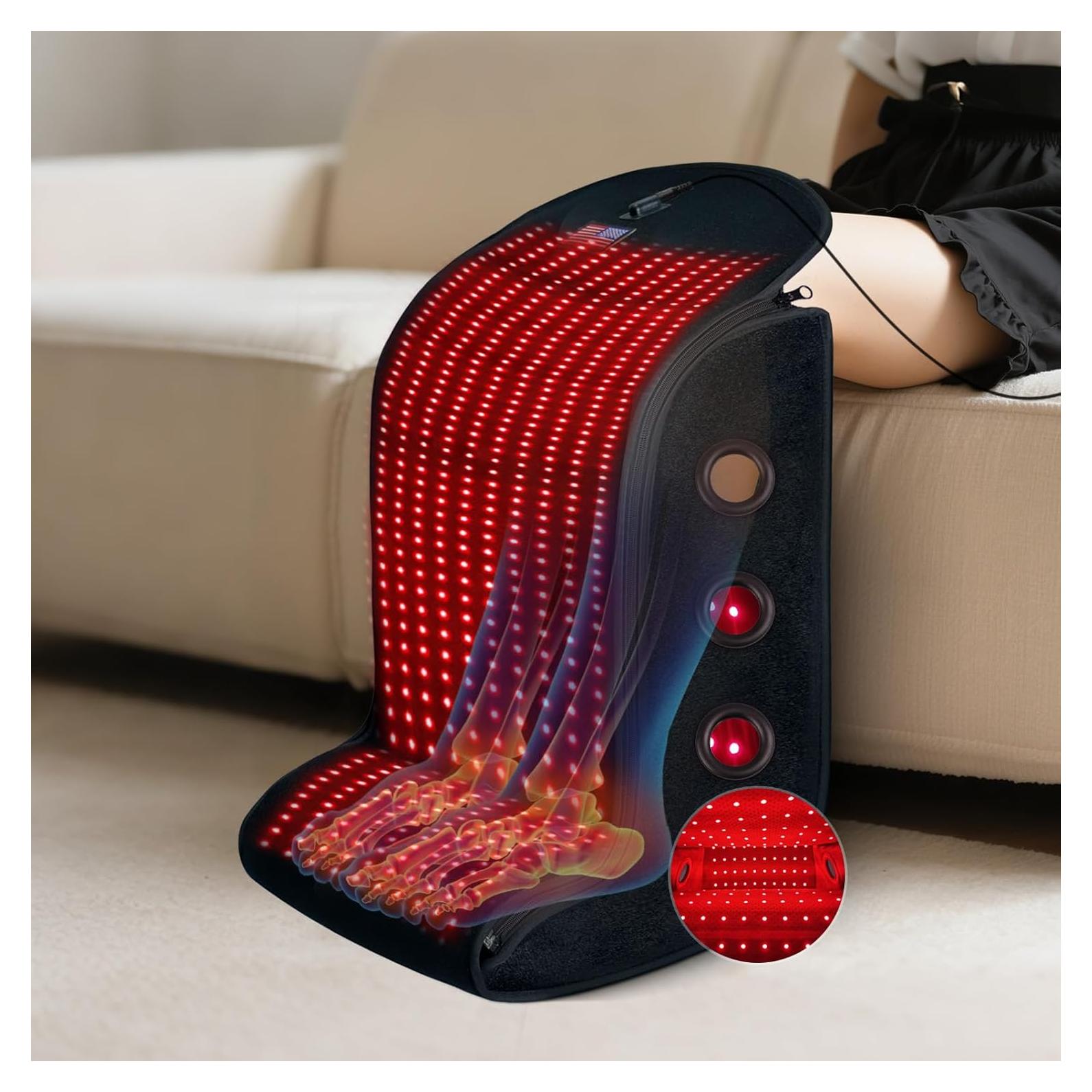 Terapia de Luz Roja Portátil Fuuerds para Pies y Piernas