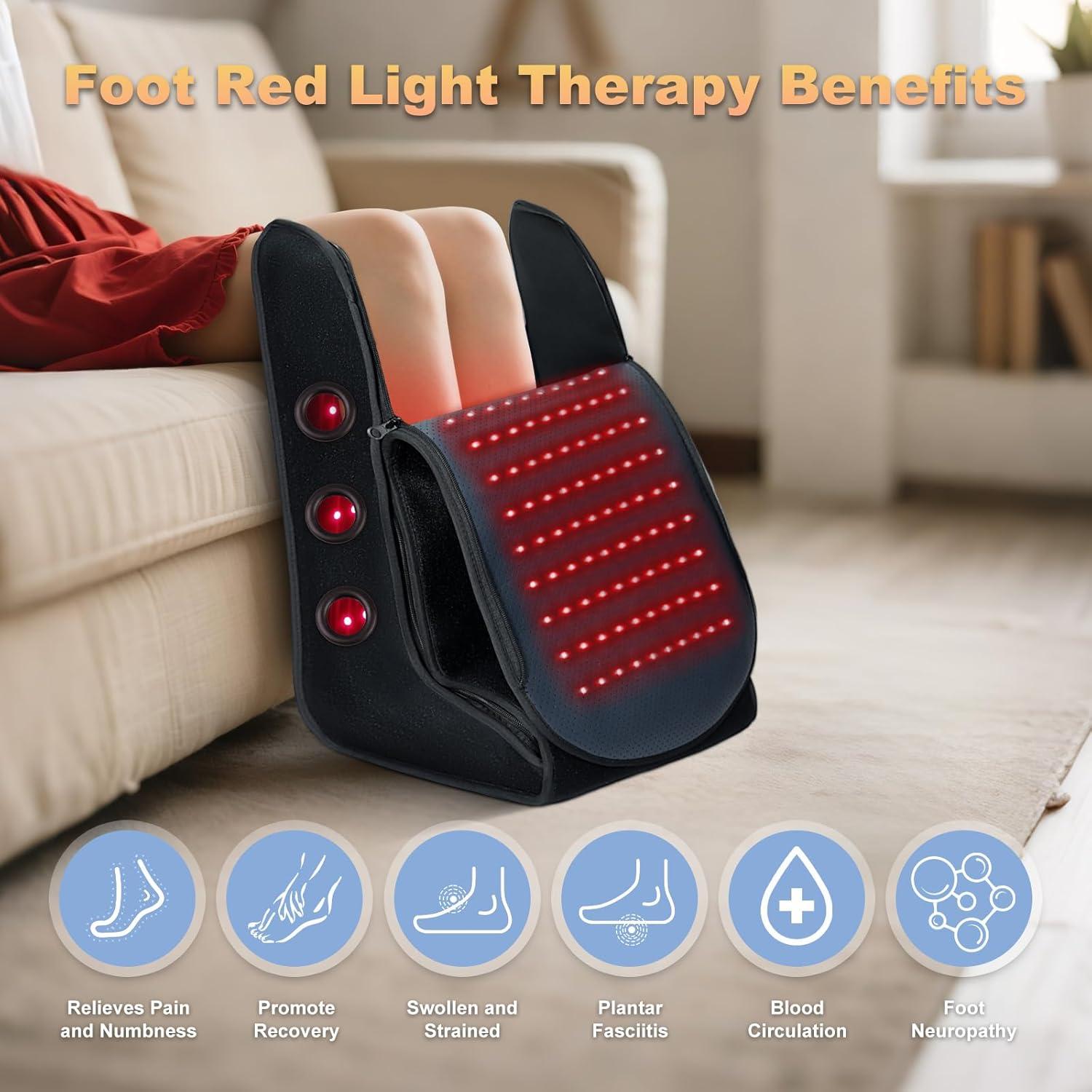 Terapia de Luz Roja Portátil Fuuerds para Pies y Piernas