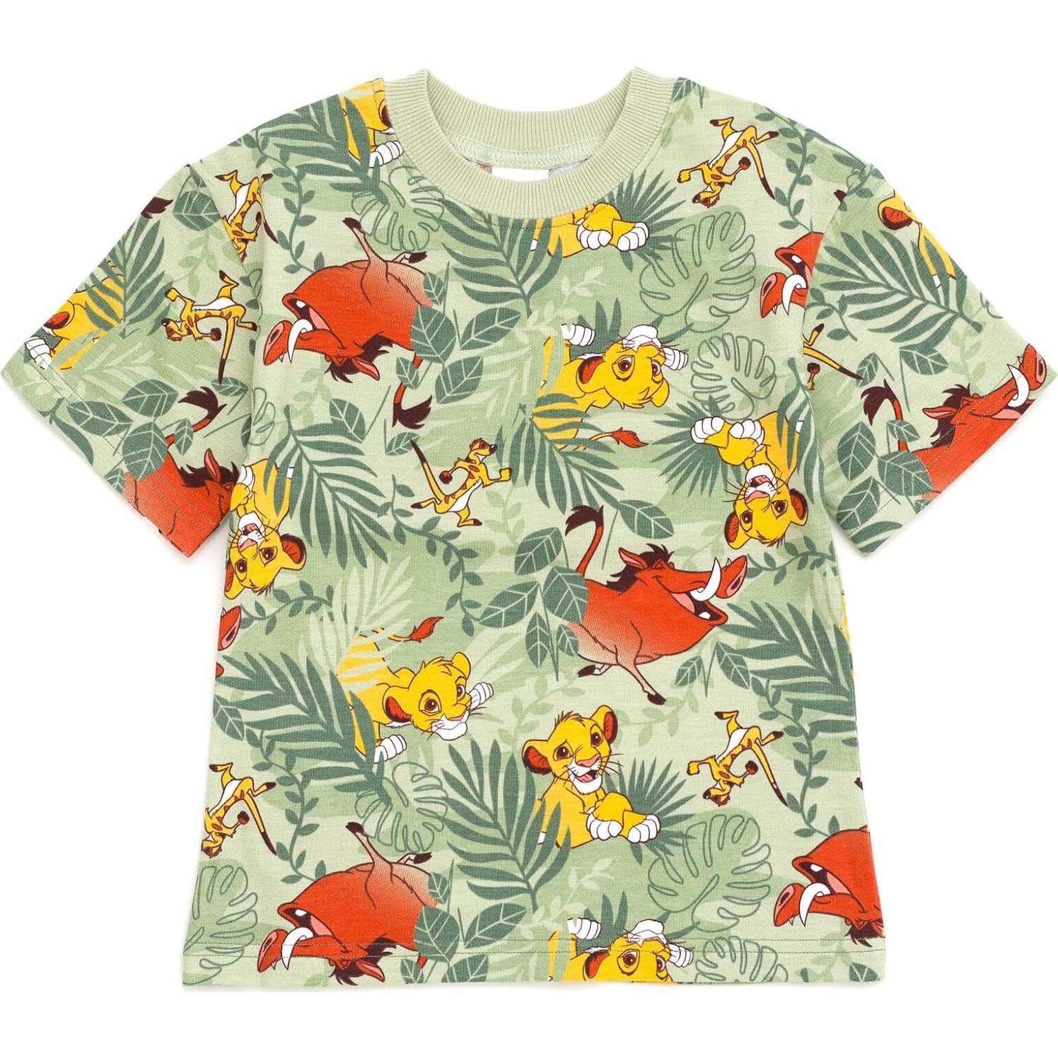 Conjunto camiseta y pantalones cortos Disney El Rey León 2T