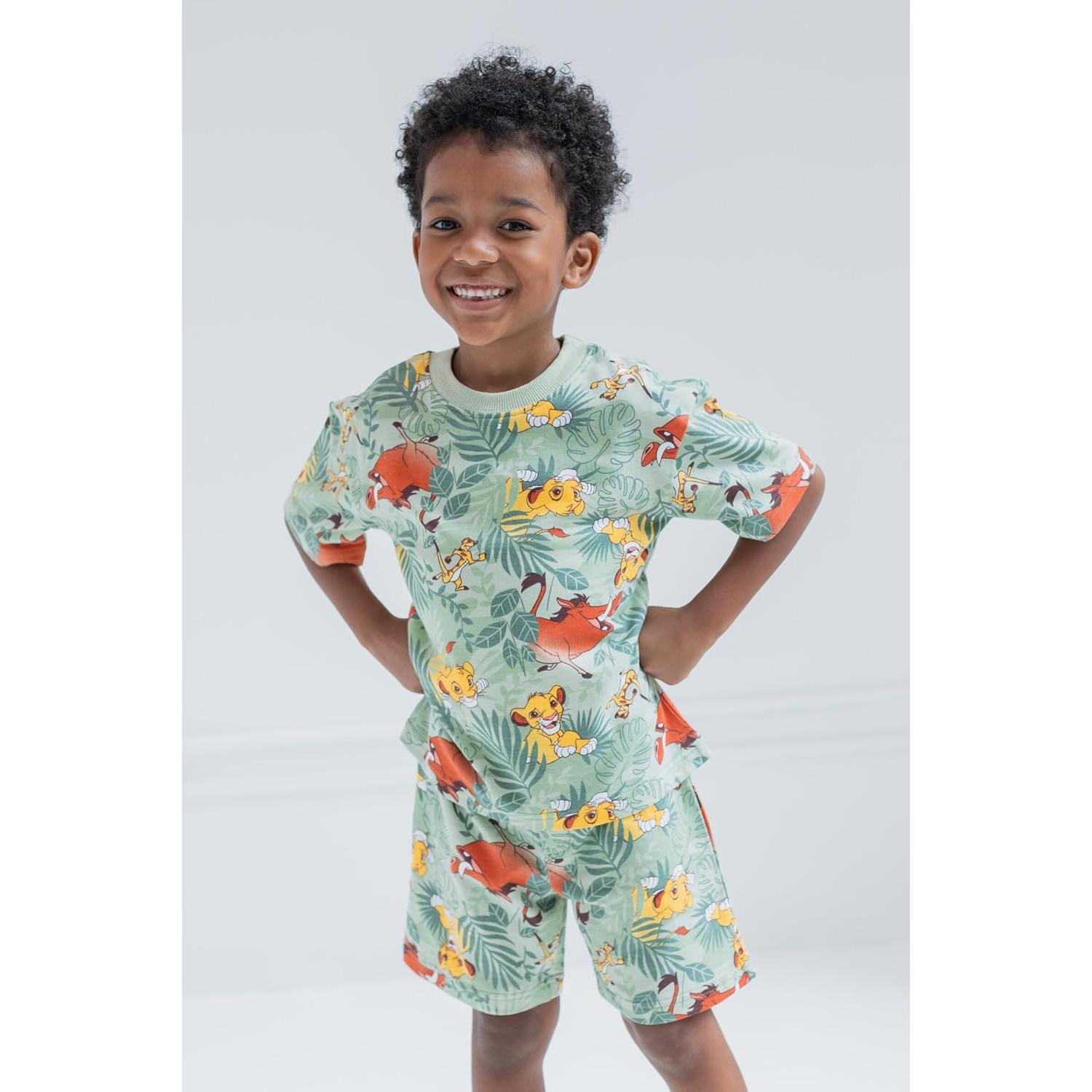 Conjunto camiseta y pantalones cortos Disney El Rey León 2T