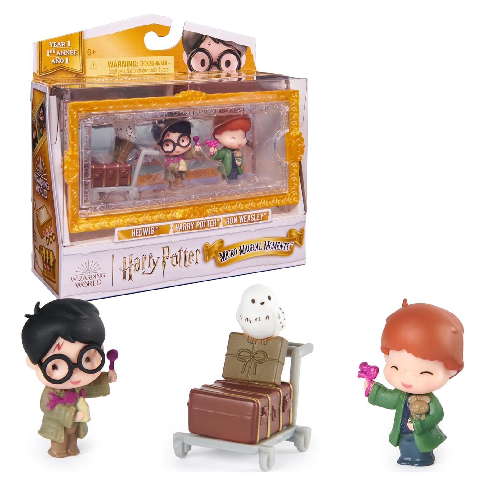 Set de Figuras Harry Potter Micro Momentos Mágicos 3,81 cm