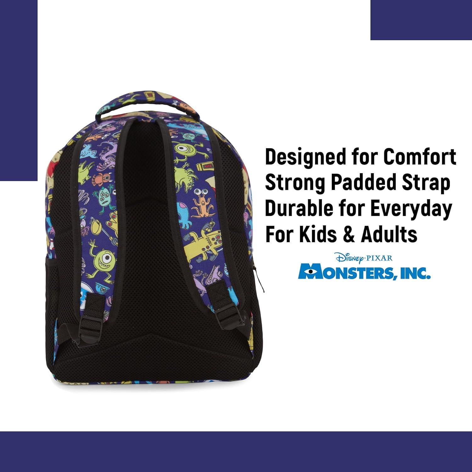 Mochila Disney Monsters Inc. Azul 20L - Oficial Pixar