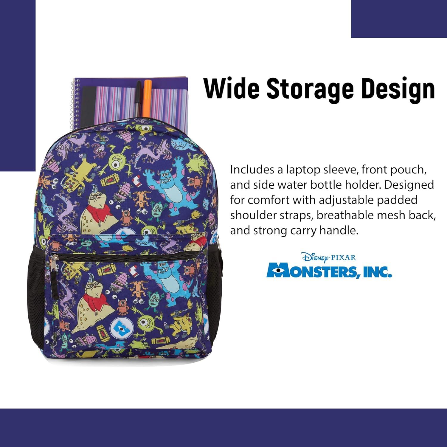 Mochila Disney Monsters Inc. Azul 20L - Oficial Pixar