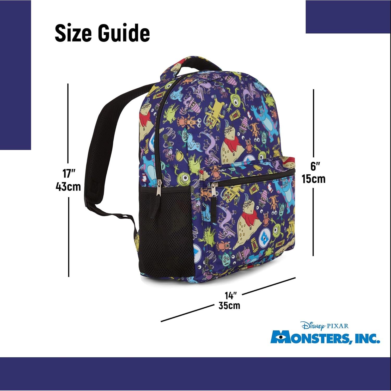 Mochila Disney Monsters Inc. Azul 20L - Oficial Pixar