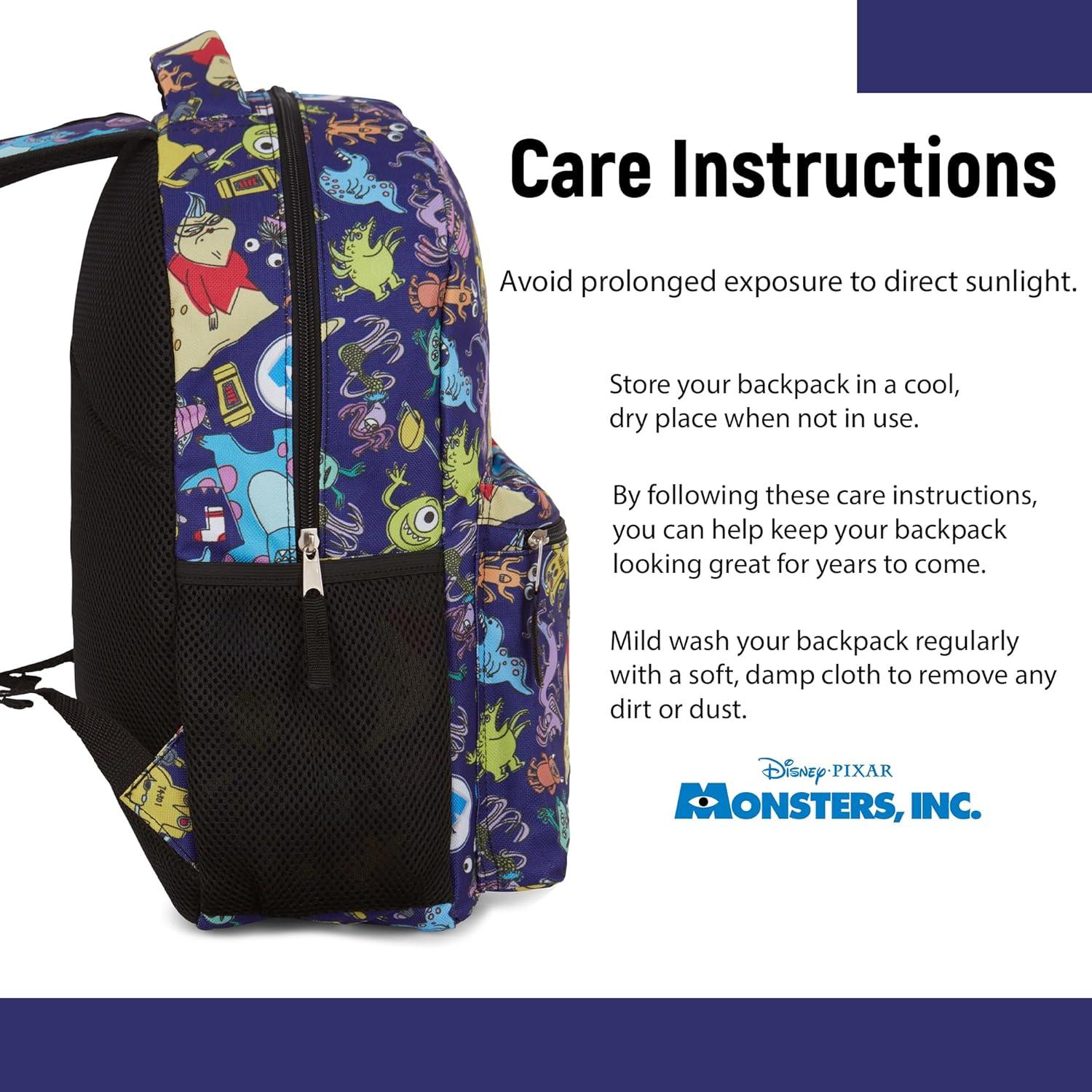 Mochila Disney Monsters Inc. Azul 20L - Oficial Pixar